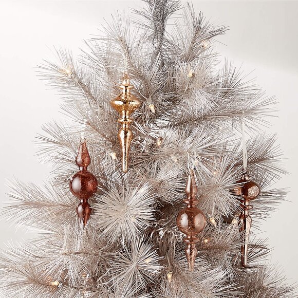 CB2 Teardrop Glass Christmas Ornaments: New, never used, in original box. - Picture 2 of 5